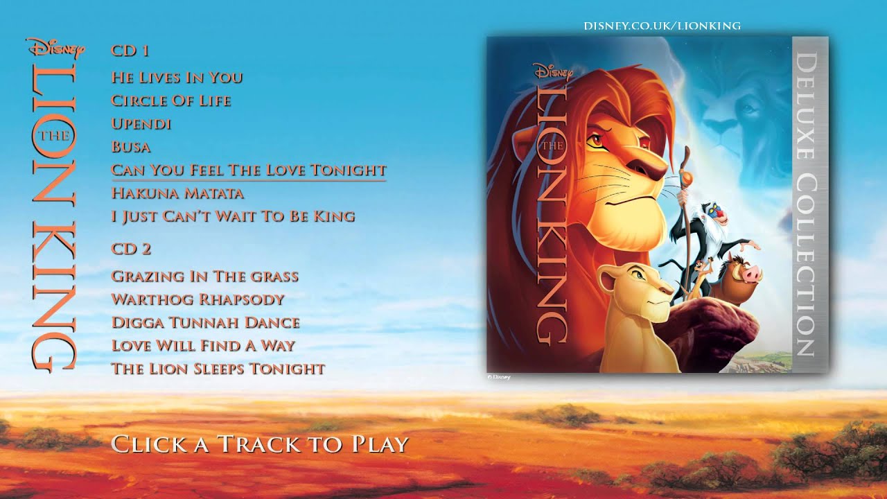 Lion king soundtrack free download
